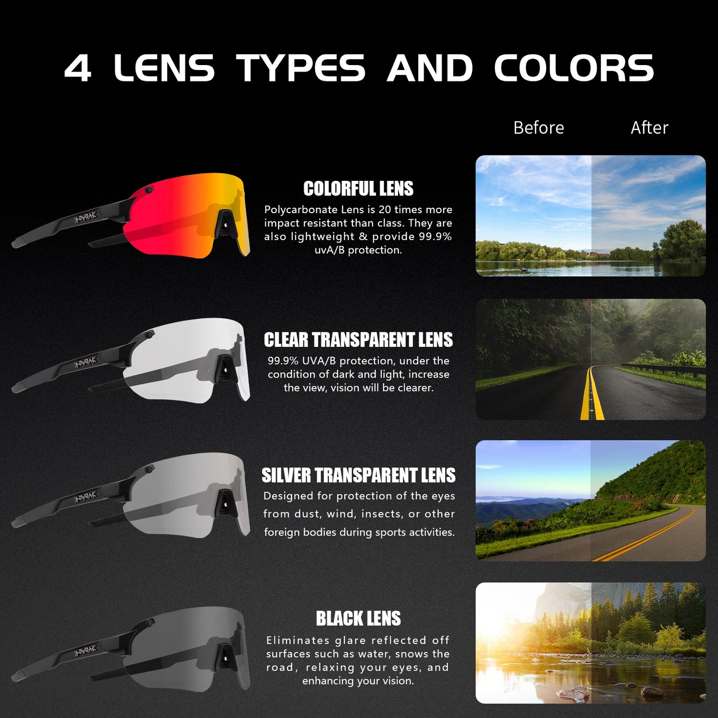 Outdoor Photochromic UV400 Cycling Glasses Cycling Sunglasses Sport Sunglasses Bike Glasses Oculos Ciclismo with Myopia Frame