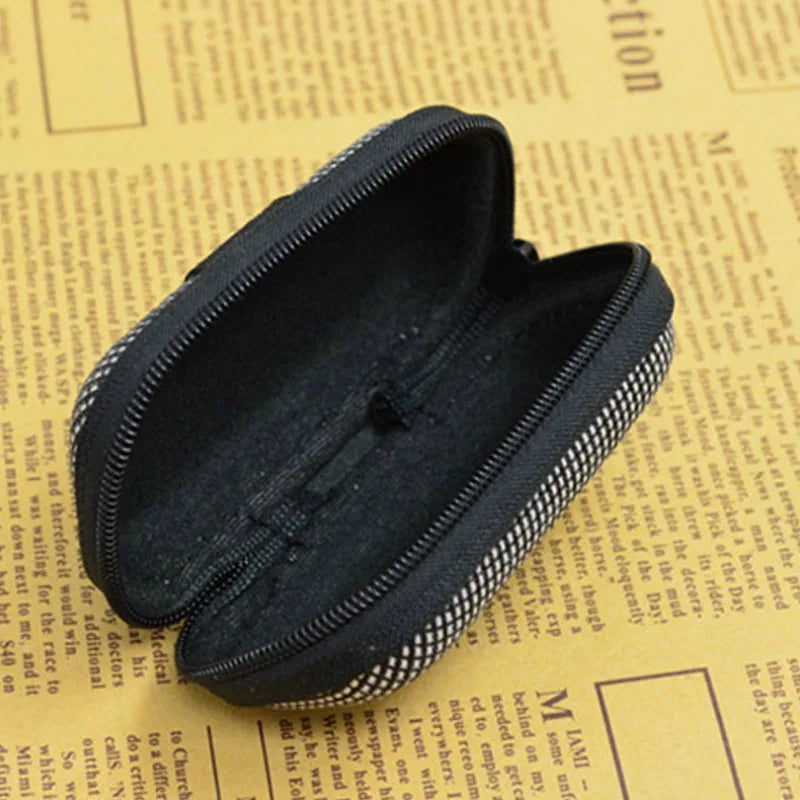 Portable Folding Reading Glasses Case Easy to Use folding Glasses Zipper Bag