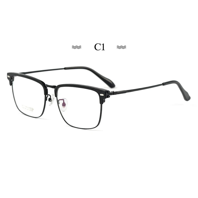 Pure Titanium Glasses Frame with Recipe Men Business Style Male High Quality Eyeglasses Prescription Man Style 2320BJ