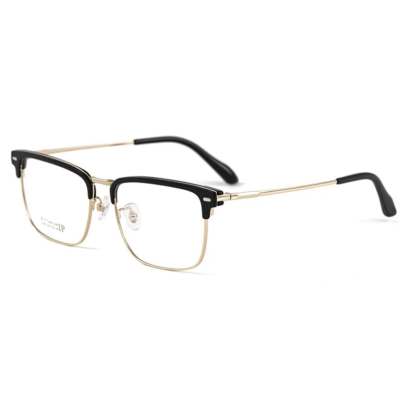 Pure Titanium Glasses Frame with Recipe Men Business Style Male High Quality Eyeglasses Prescription Man Style 2320BJ