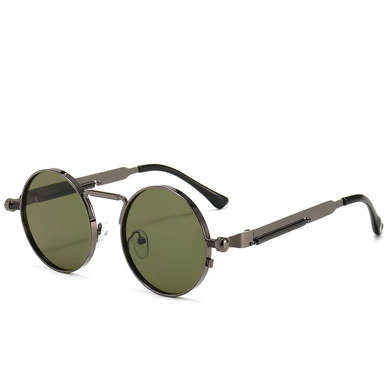 Retro Punk Sunglasses for Men Women Vintage Steampunk Polarized Sun Glasses Brand Designer Classic Fishing Driving Goggles UV400