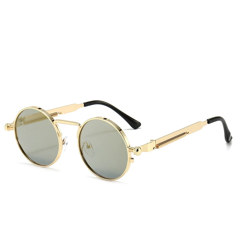 Retro Punk Sunglasses for Men Women Vintage Steampunk Polarized Sun Glasses Brand Designer Classic Fishing Driving Goggles UV400