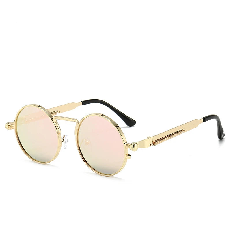 Retro Punk Sunglasses for Men Women Vintage Steampunk Polarized Sun Glasses Brand Designer Classic Fishing Driving Goggles UV400