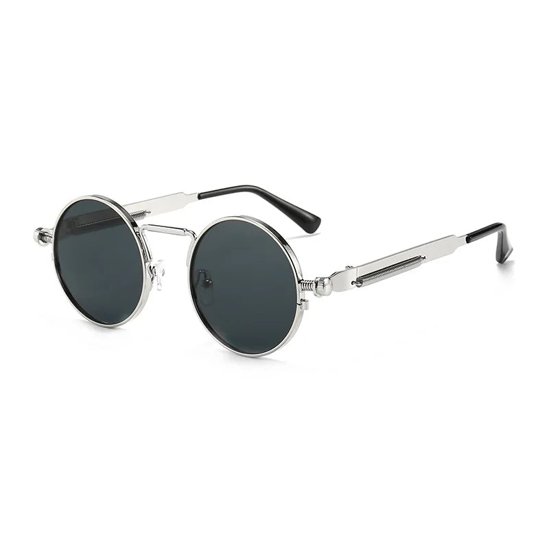 Retro Punk Sunglasses for Men Women Vintage Steampunk Polarized Sun Glasses Brand Designer Classic Fishing Driving Goggles UV400