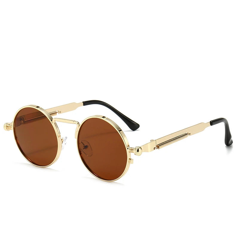 Retro Punk Sunglasses for Men Women Vintage Steampunk Polarized Sun Glasses Brand Designer Classic Fishing Driving Goggles UV400