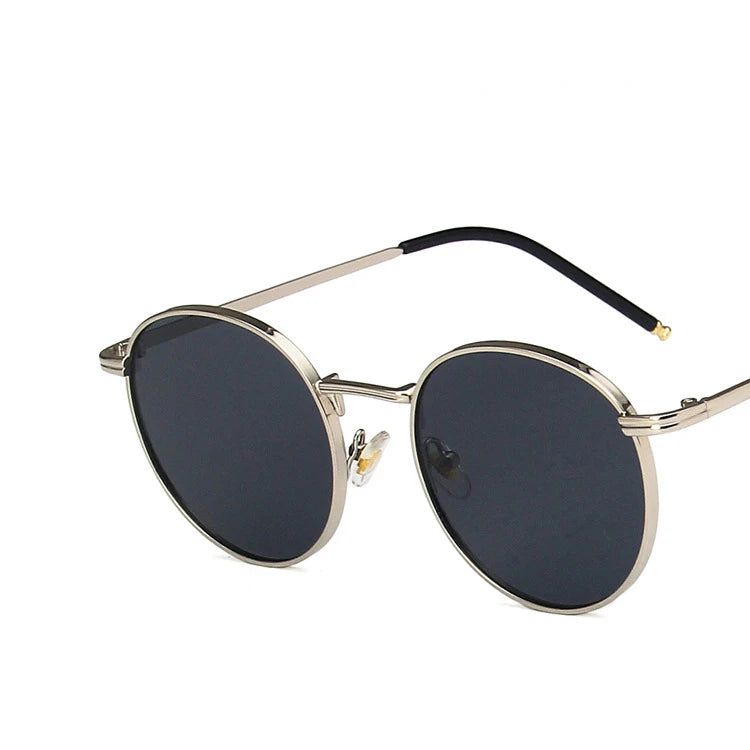 Round Frame Street Shooting Sun Glasses Korean Version Trendy Retro Small Face Designer Sunglasses 2022 New Sunglasses for Women