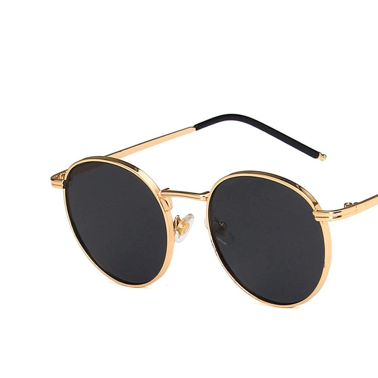 Round Frame Street Shooting Sun Glasses Korean Version Trendy Retro Small Face Designer Sunglasses 2022 New Sunglasses for Women