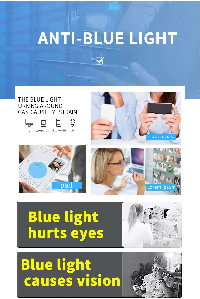 VCKA 1.56 1.61 1.67 Progressive Multifocal Lenses Spectacles Lenses Prescription Myopia Hyperopia Resistance Short Middle Far Le