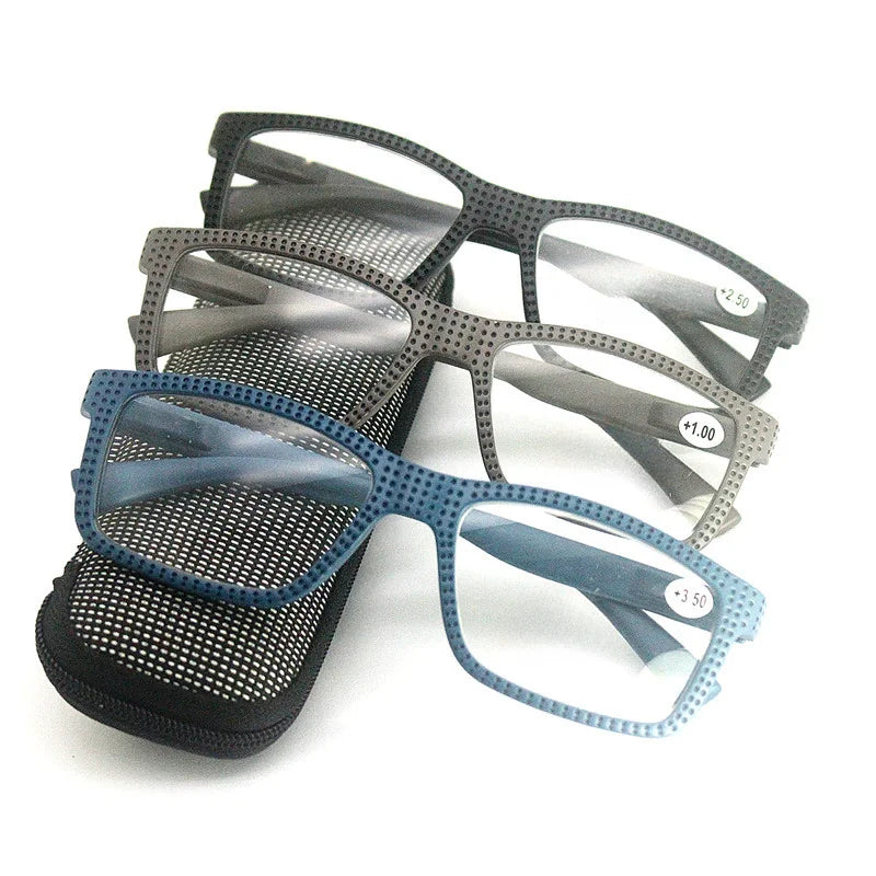 Trendy Spring Hinge Reading Glasses Women Retro Glasses for Men Hyperopia Eyewear Male Reading EyeGlasses +1.0 2.0 3.0