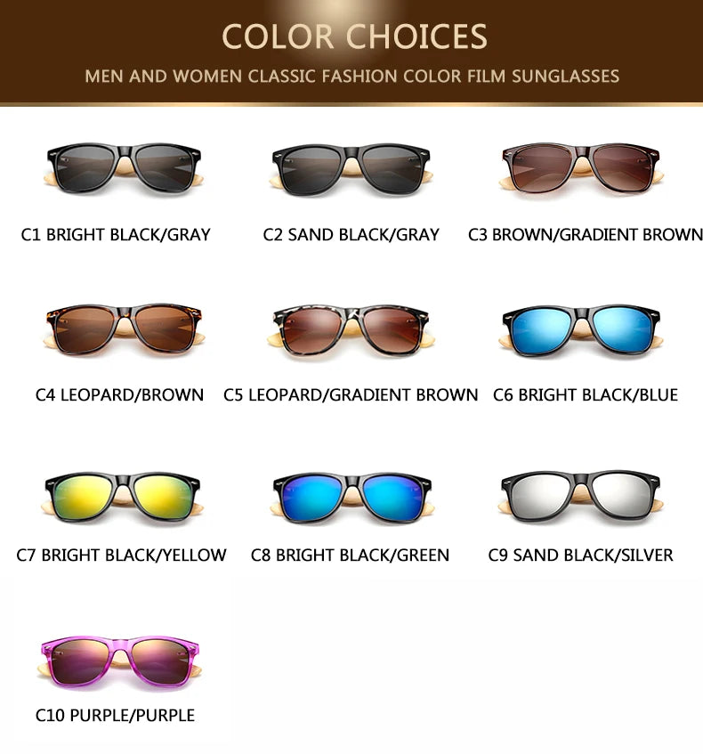Sunglasses Men Brand Designer Travel Goggles Sun Glasses Vintage Wooden Leg Eyeglasses Sunglasses Women Male Female