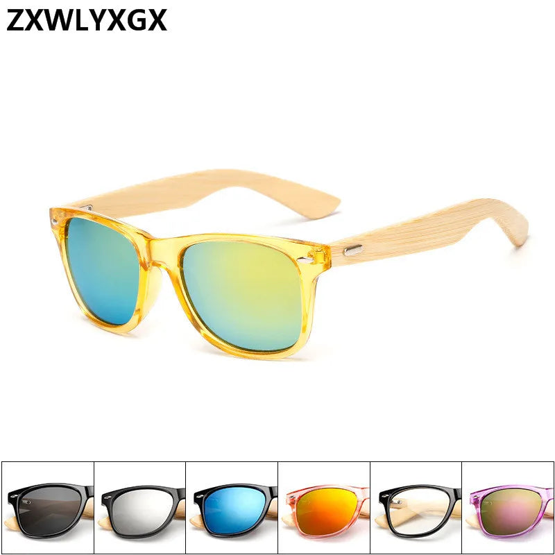 Sunglasses Men Brand Designer Travel Goggles Sun Glasses Vintage Wooden Leg Eyeglasses Sunglasses Women Male Female