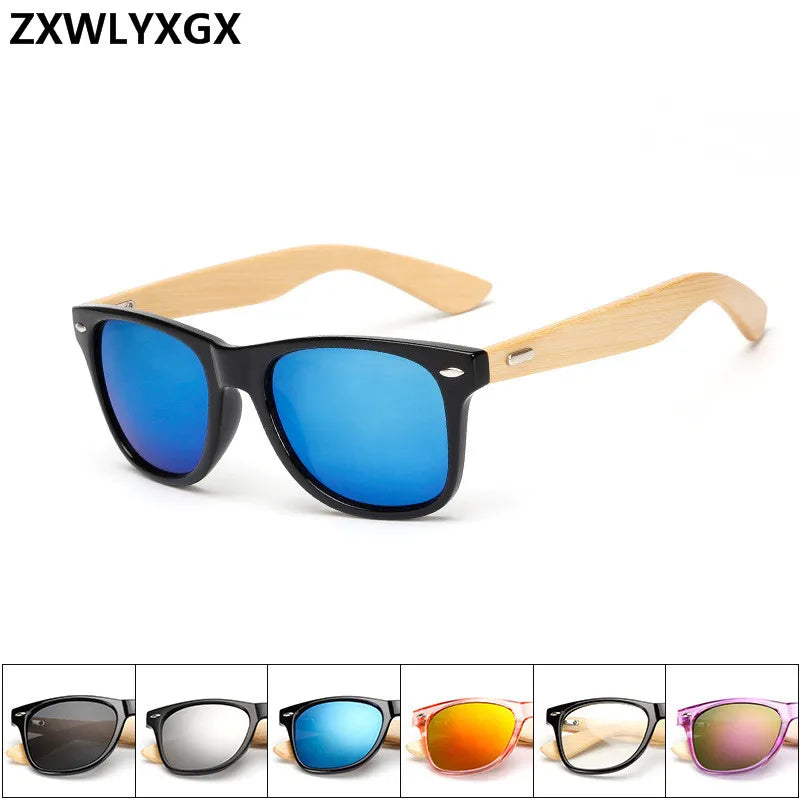 Sunglasses Men Brand Designer Travel Goggles Sun Glasses Vintage Wooden Leg Eyeglasses Sunglasses Women Male Female