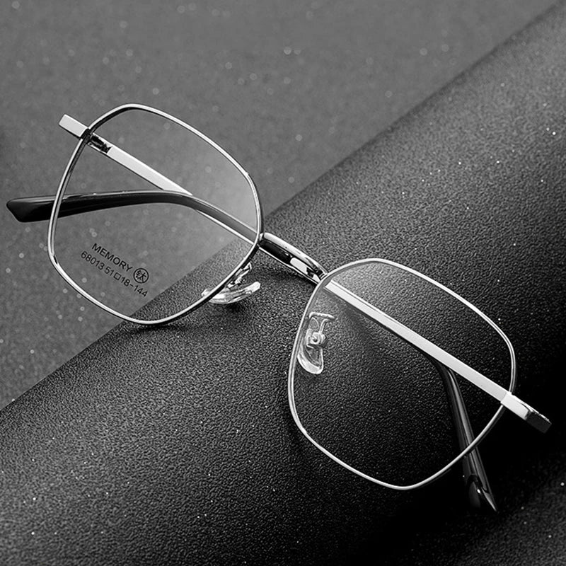 Ultralight Flexible Polygon Oval Reading Glasses Men Women High Quality Titanium Magnifying Reader Presbyopic Glasses +25 75 125