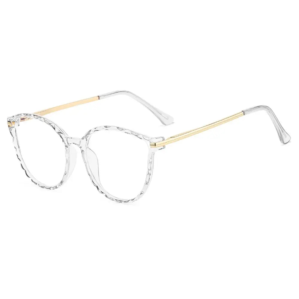 Women Cat Eye Anti Blue Light Glasses Cat Eye Black Frame Blue Light Blocking Computer Clear Lens Eyewear Eyeglasses