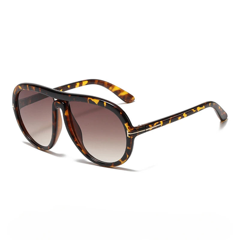 Women's Luxury Designer Sunglasses Trend Ultraviolet-proof Sun Glasses Vintage Retro T-shaped New UV400 Men Sunglasses