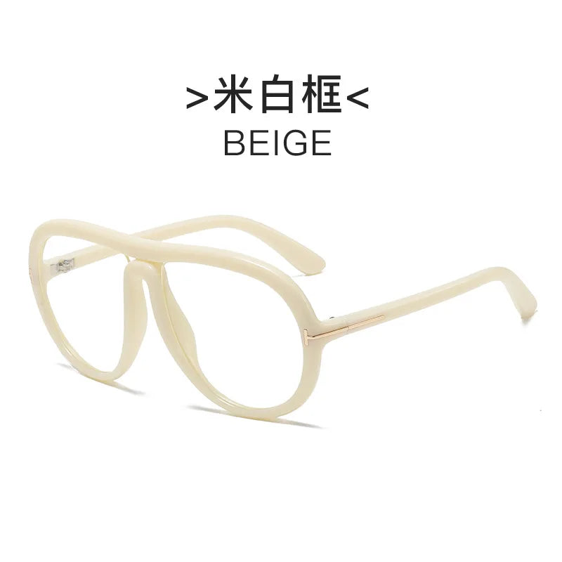 Women's Luxury Designer Sunglasses Trend Ultraviolet-proof Sun Glasses Vintage Retro T-shaped New UV400 Men Sunglasses