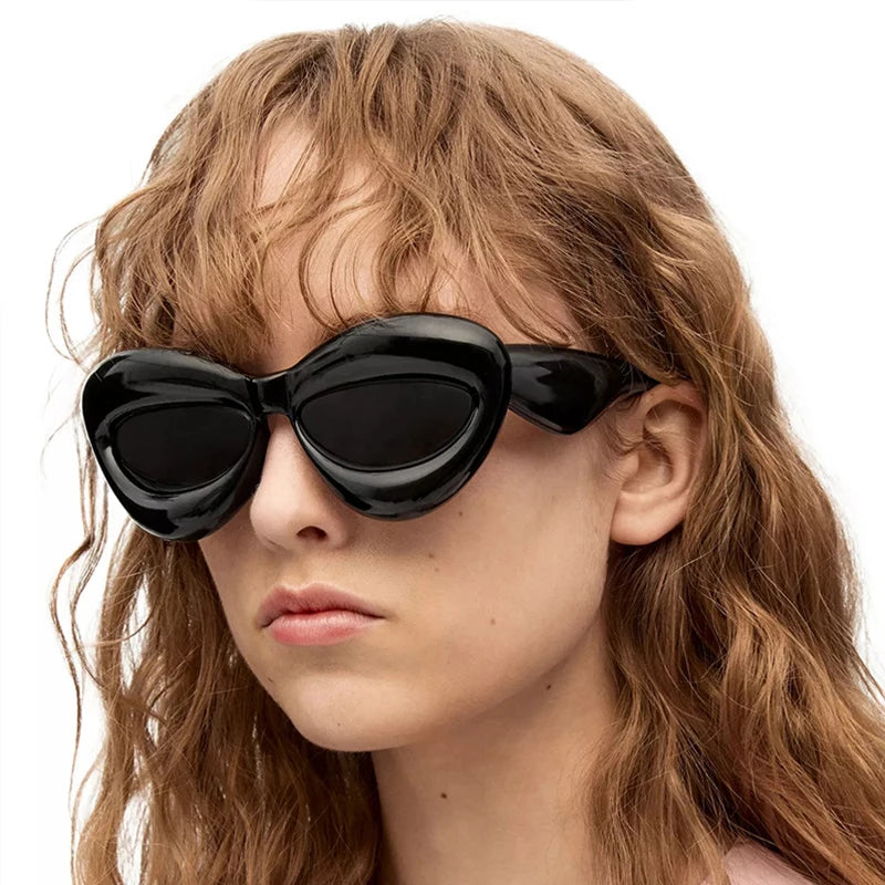 XJiea Sunglasses Women 2024 Designer Big Frame Men Sun Glasses Trendy Oval Unisex Outdoor Shades Driving Eyeglasse