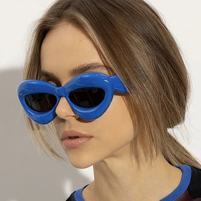 XJiea Sunglasses Women 2024 Designer Big Frame Men Sun Glasses Trendy Oval Unisex Outdoor Shades Driving Eyeglasse